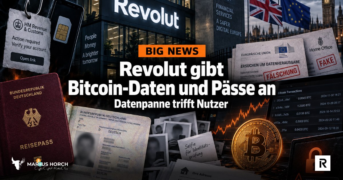 Revolut gibt Bitcoin-Daten und Pässe an Betrüger weiter: Datenpanne trifft Nutzer
