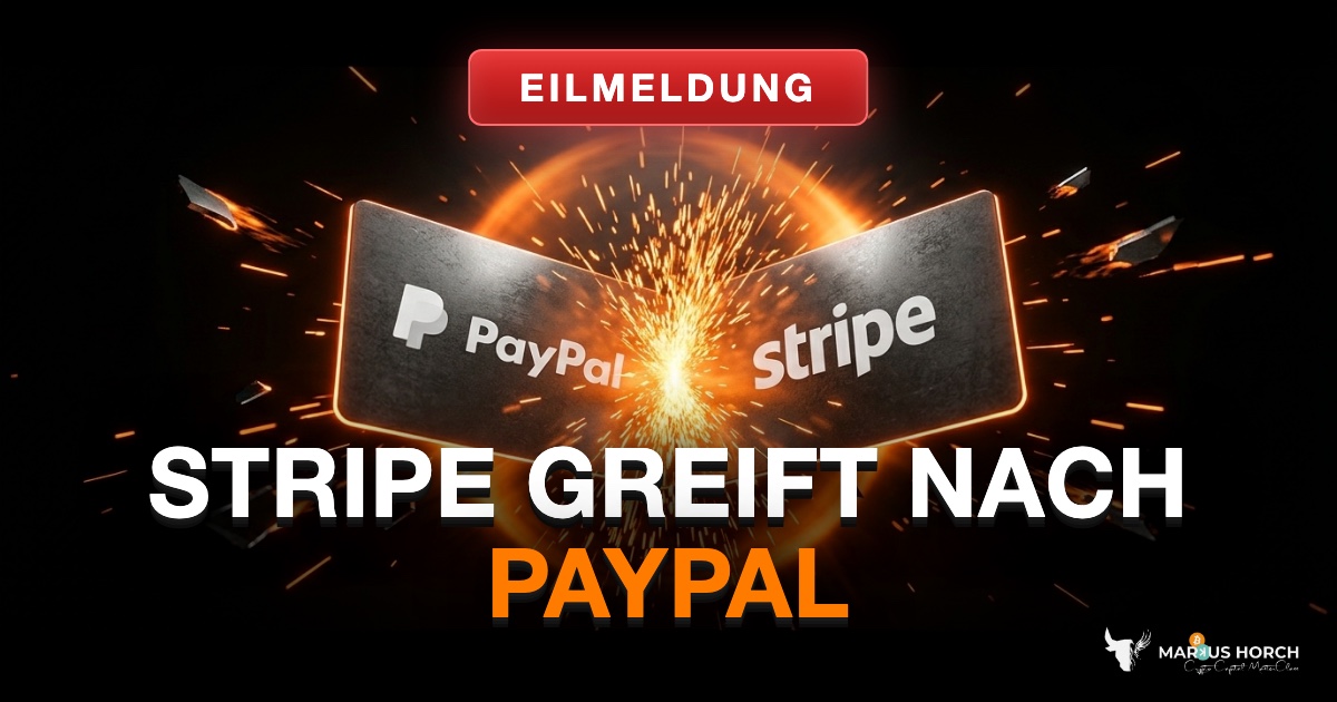 Stripe greift nach PayPal: 50-Mrd.-Angebot und eine auffällige Optionswette